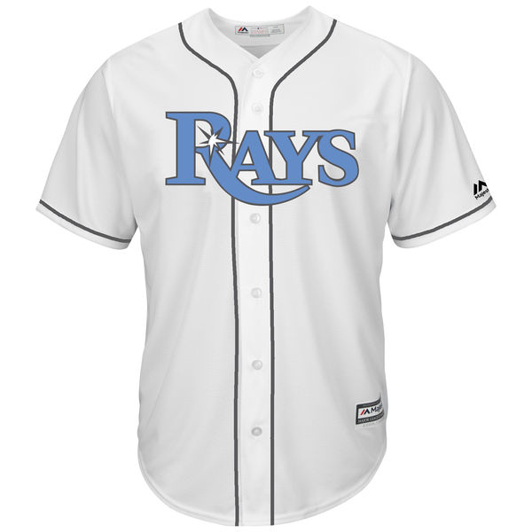 Men's Tampa Bay Rays Majestic White Fashion 2016 Father's Day Cool Base Rep