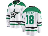 #18 Breakaway Tyler Pitlick White NHL Away Youth Jersey Dallas Stars