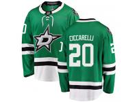 #20 Breakaway Dino Ciccarelli Green NHL Home Men's Jersey Dallas Stars