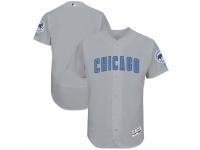 2017 Father Day Men Chicago Cubs Gray Flex Base Team Jersey