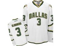 #3 Authentic John Klingberg White Reebok NHL Third Men's Jersey Dallas Stars