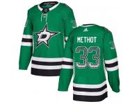#33 Authentic Marc Methot Green Adidas NHL Men's Jersey Dallas Stars Drift Fashion