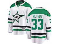 #33 Breakaway Marc Methot White NHL Away Men's Jersey Dallas Stars
