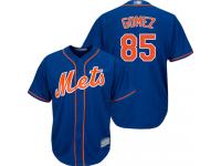 #85  Carlos Gomez Men's Royal Blue Baseball Jersey - Alternate Home New York Mets Cool Base