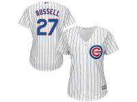 Addison Russell Chicago Cubs Majestic Women's Cool Base Player Jersey - White