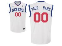 adidas Philadelphia 76ers Youth Custom Replica Home Jersey