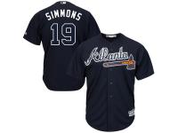 Andrelton Simmons Atlanta Braves Majestic 2015 Cool Base Player Jersey - Navy