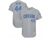 Anthony Rizzo #44 Men Chicago Cubs 2017 Father Day Gray Flex Base Jersey