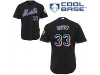 Black Matt Harvey Youth #33 Majestic MLB New York Mets Jersey