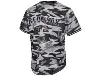 Boston Red Sox Black Camo Fashion Jersey - Black