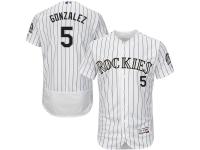 Carlos Gonzalez Colorado Rockies Majestic Flexbase Authentic Collection Player Jersey - White