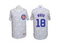 Chicago Cubs #18 Tsuyoshi Wada Conventional 3D Version White Jersey