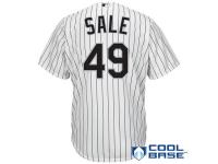 Chris Sale Chicago White Sox Majestic 2015 Cool Base Player Jersey - White Black