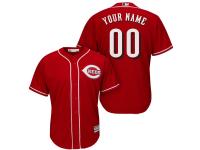 Cincinnati Reds Majestic Cool Base Custom Jersey - Red