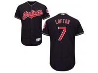 Cleveland Indians #7 Kenny Lofton Navy Blue Flexbase Authentic Collection Stitched Baseball Jersey