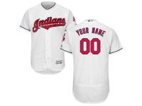 Cleveland Indians Majestic Flexbase Authentic Collection Custom Jersey - White