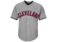 Cleveland Indians Majestic Stars & Stripes 4th of July Cool Base Jersey - Gray