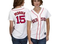Dustin Pedroia Boston Red Sox Majestic Women's Player Replica Jersey - White