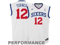 Evan Turner Philadelphia 76ers adidas Youth Replica Home Jersey - White