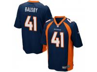 Game Youth De'Vante Bausby Denver Broncos Nike Alternate Jersey - Navy Blue
