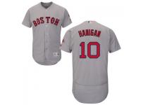 Gray Ryan Hanigan Men #10 Majestic MLB Boston Red Sox Flexbase Collection Jersey