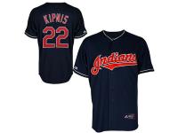 Jason Kipnis Cleveland Indians Youth #22 Majestic Replica Jersey - Navy Blue