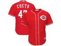 Johnny Cueto Cincinnati Reds Majestic 2015 Cool Base Player Jersey - Scarlet