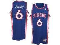 Julius Erving Philadelphia 76ers adidas Hardwood Classics Swingman Jersey C Royal Blue