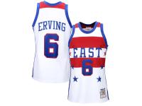 Julius Erving Philadelphia 76ers Mitchell & Ness All Star East 1980 Authentic Basketball Jersey C White