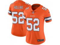 Limited Women's Justin Hollins Denver Broncos Nike Color Rush Vapor Untouchable Jersey - Orange