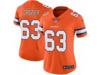Limited Women's Ryan Crozier Denver Broncos Nike Color Rush Vapor Untouchable Jersey - Orange