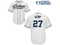 Matt Kemp San Diego Padres Majestic Cool Base Player Jersey - White