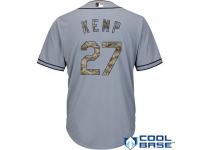 Matt Kemp San Diego Padres Majestic USMC Digital Camo Player Jersey - Gray