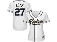 Matt Kemp San Diego Padres Majestic Women's 2015 Cool Base Player Jersey - White