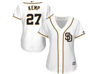 Matt Kemp San Diego Padres Majestic Women's Cool Base Player Jersey - White