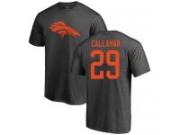 Men #29 Bryce Callahan Ash Football One Color Denver Broncos T-Shirt