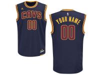 Men adidas Cleveland Cavaliers Custom Alternate Jersey - Navy Blue