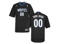 Men adidas Minnesota Timberwolves Custom Replica Alternate Jersey