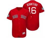 Men Boston Red Sox Andrew Benintendi #16 Scarlet 2017 Spring Training Flex Base Jersey