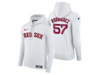 Men Boston Red Sox Eduardo Rodriguez Nike White Home Hoodie