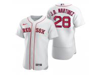 Men Boston Red Sox J.D. Martinez Nike White 2020 Jersey