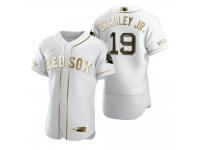 Men Boston Red Sox Jackie Bradley Jr. Nike White Golden Edition Jersey