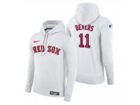 Men Boston Red Sox Rafael Devers Nike White Home Hoodie