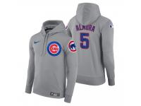 Men Chicago Cubs Albert Almora Jr Nike Gray Road Hoodie