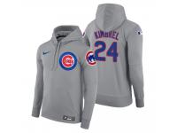 Men Chicago Cubs Craig Kimbrel Nike Gray Road Hoodie