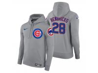 Men Chicago Cubs Kyle Hendricks Nike Gray Road Hoodie