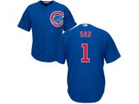 Men Chicago Cubs Majestic Royal Father's Day Gift Cool Base Jersey