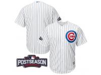 Men Chicago Cubs NL Central Champions White 2016 Postseason Patch Cool Base Jersey