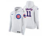 Men Chicago Cubs Yu Darvish Nike White Home Hoodie
