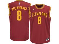 Men Cleveland Cavaliers Matthew Dellavedova adidas Wine Replica Road Jersey